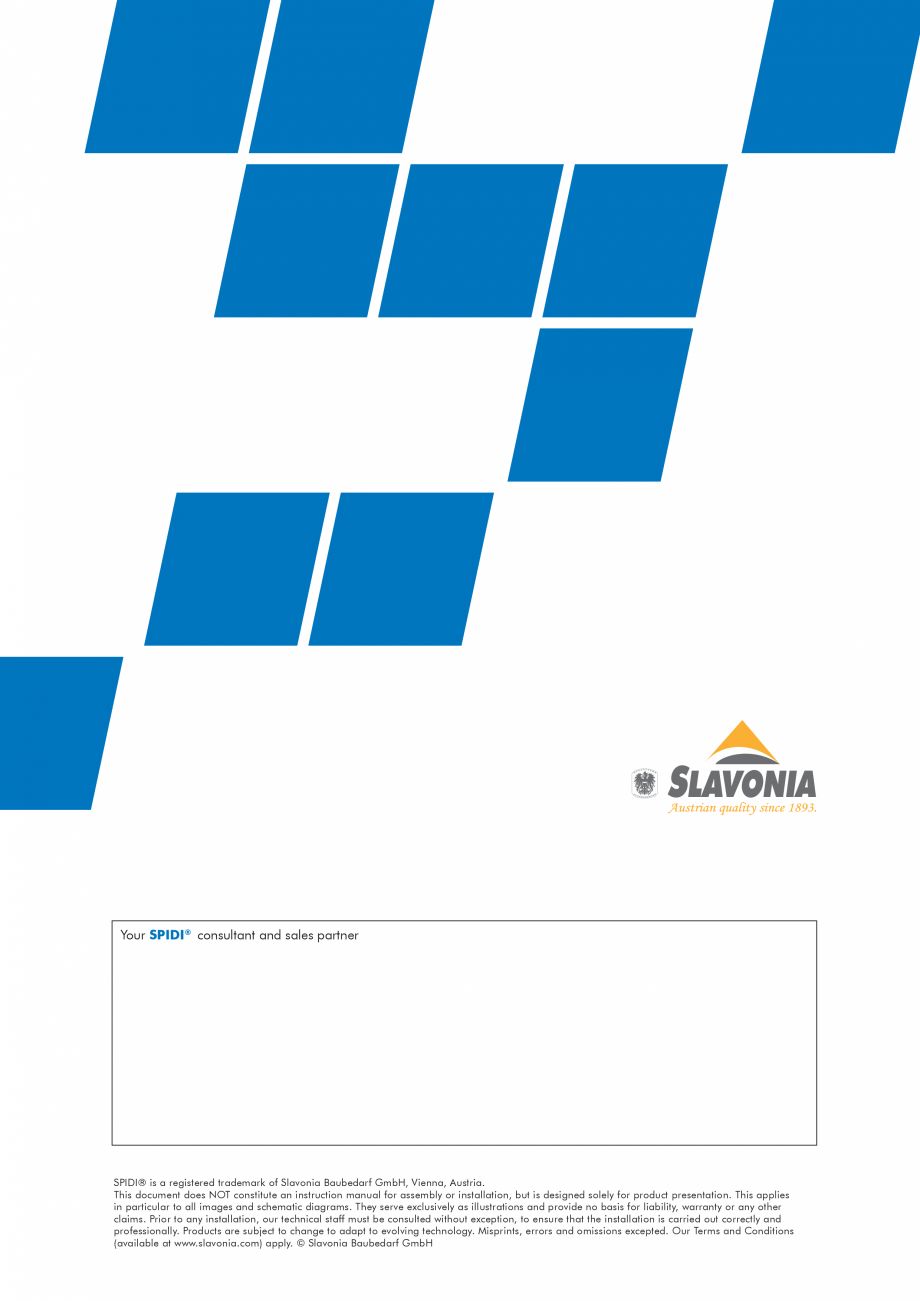 Pagina 6-Sisteme de fixare din aluminiu pentru placaje uscate exterioare SPIDI max Catalog, brosura Engleza...