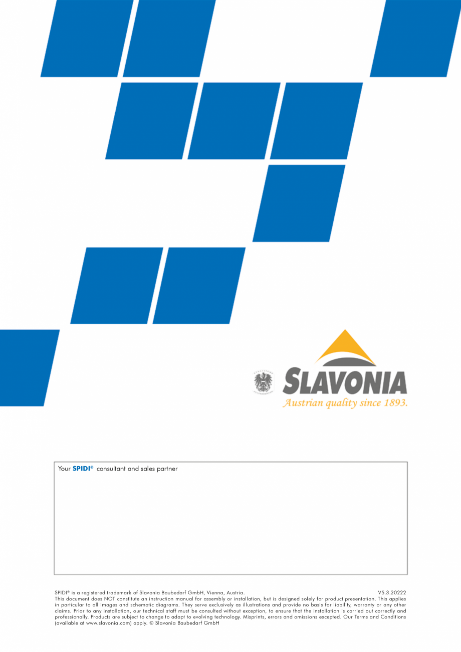 Pagina 16-Sisteme de fixare din aluminiu pentru placaje uscate exterioare SPIDI max Catalog, brosura Engleza...