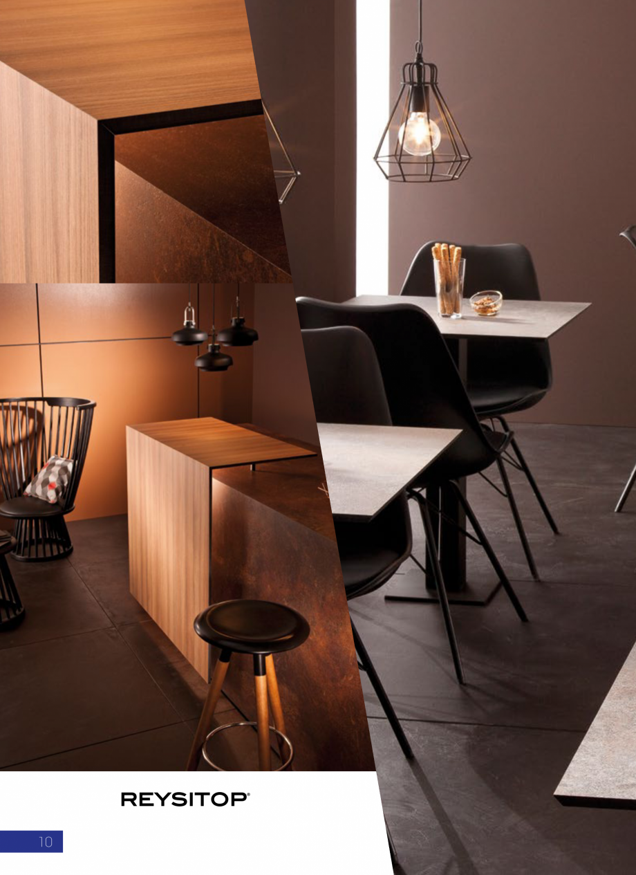 Pagina 10-Placi HPL pentru placari interioare POLYREY COMPACT HPL Catalog, brosura Engleza, Franceza ring with...