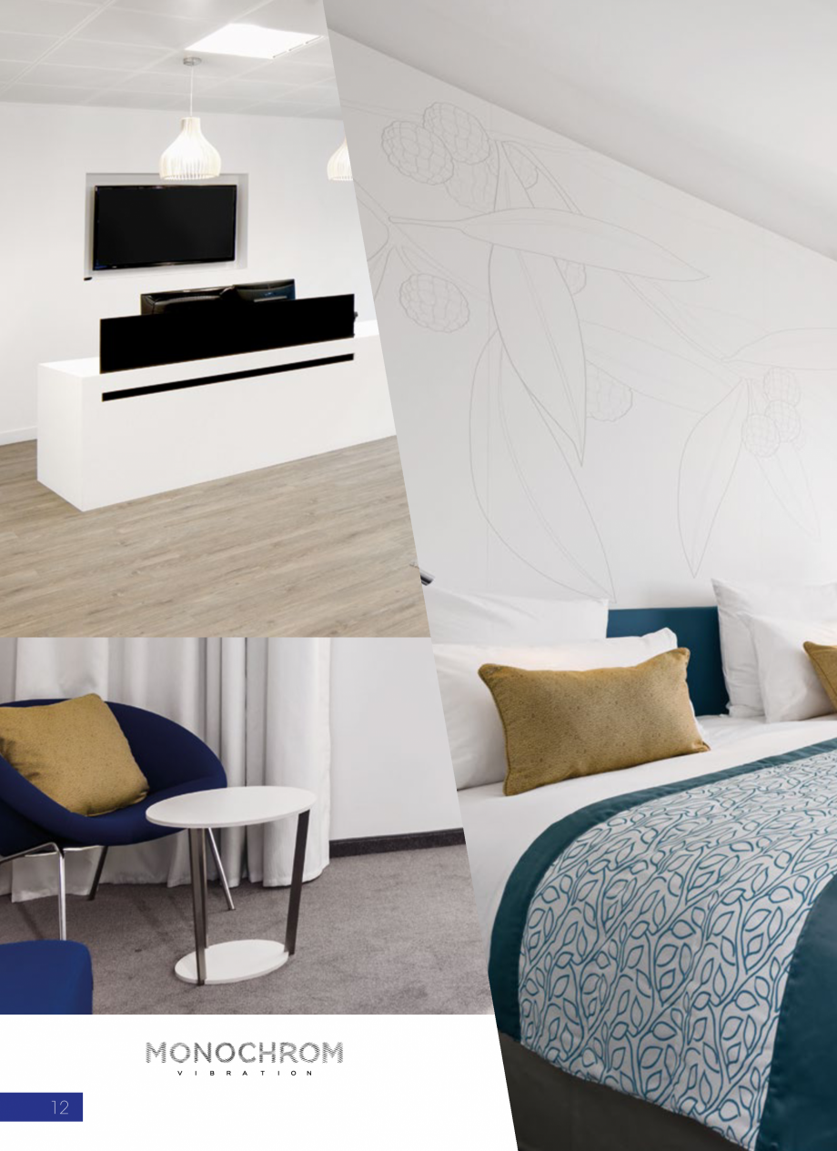 Pagina 12-Placi HPL pentru placari interioare POLYREY COMPACT HPL Catalog, brosura Engleza, Franceza mpact...