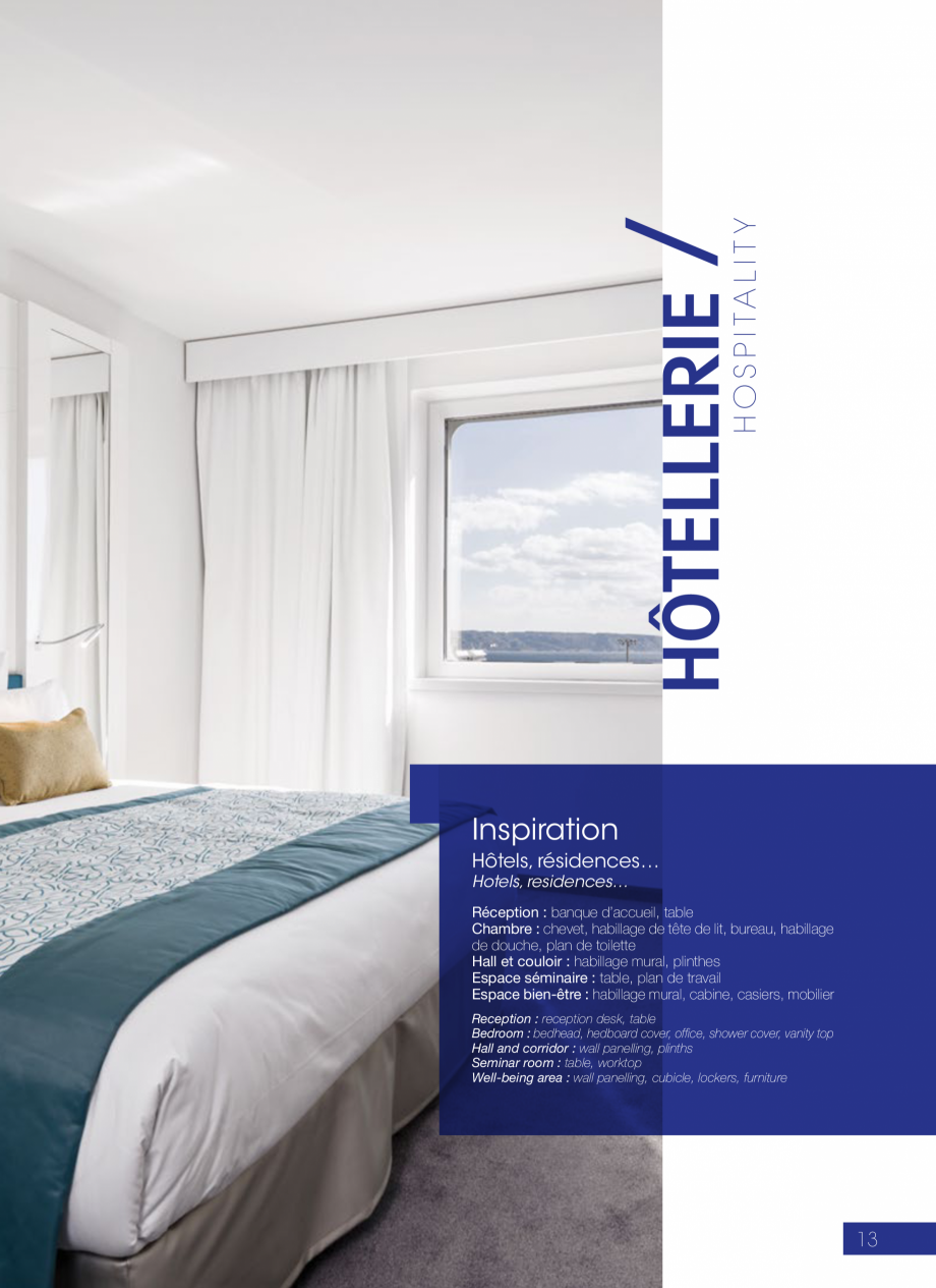 Pagina 13-Placi HPL pentru placari interioare POLYREY COMPACT HPL Catalog, brosura Engleza, Franceza 
/...