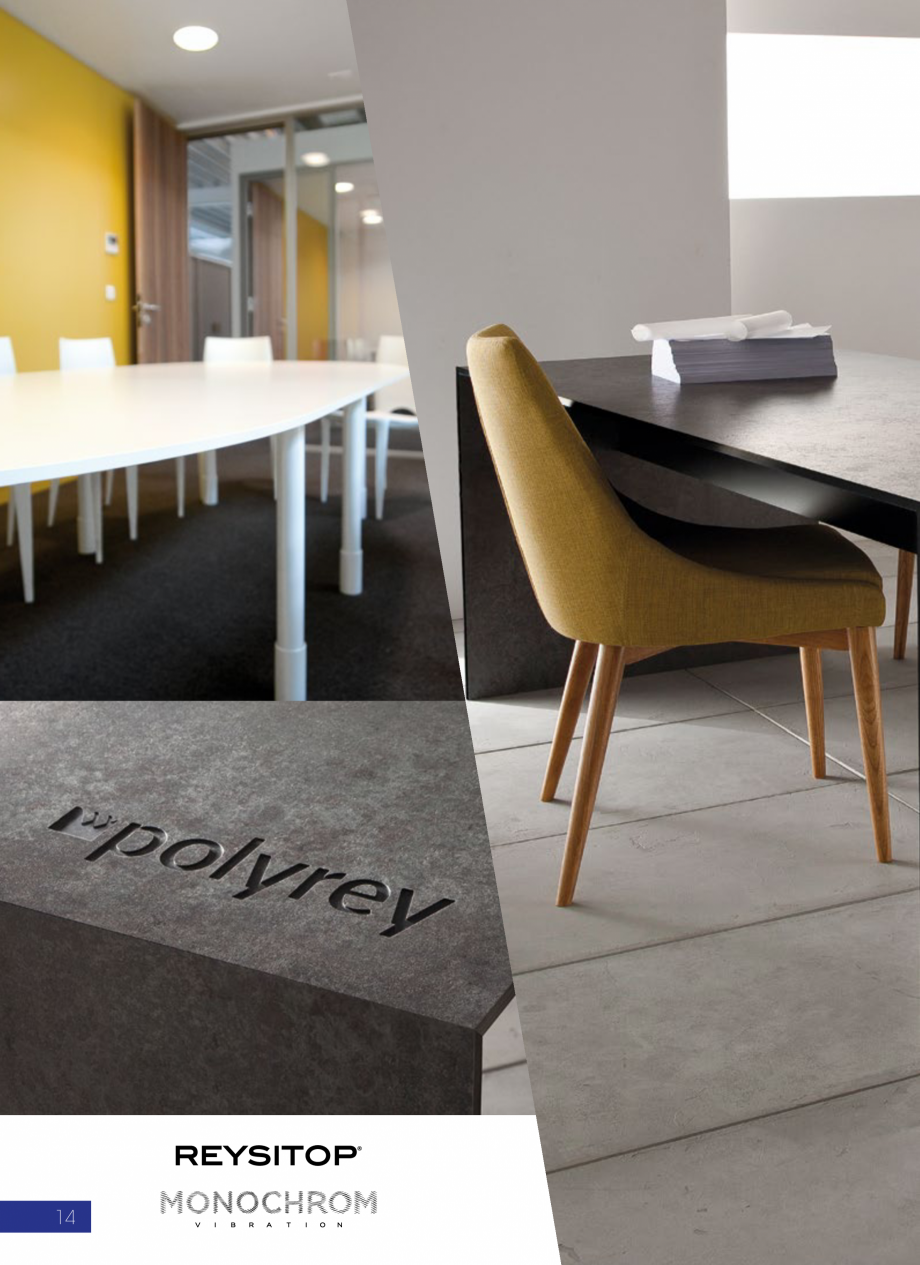 Pagina 14-Placi HPL pentru placari interioare POLYREY COMPACT HPL Catalog, brosura Engleza, Franceza lisme...