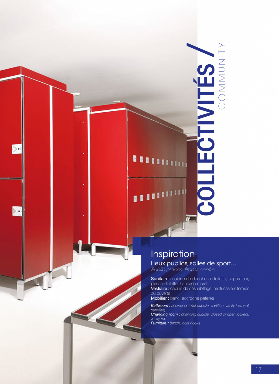 Pagina 17-Placi HPL pentru placari interioare POLYREY COMPACT HPL Catalog, brosura Engleza, Franceza  of...