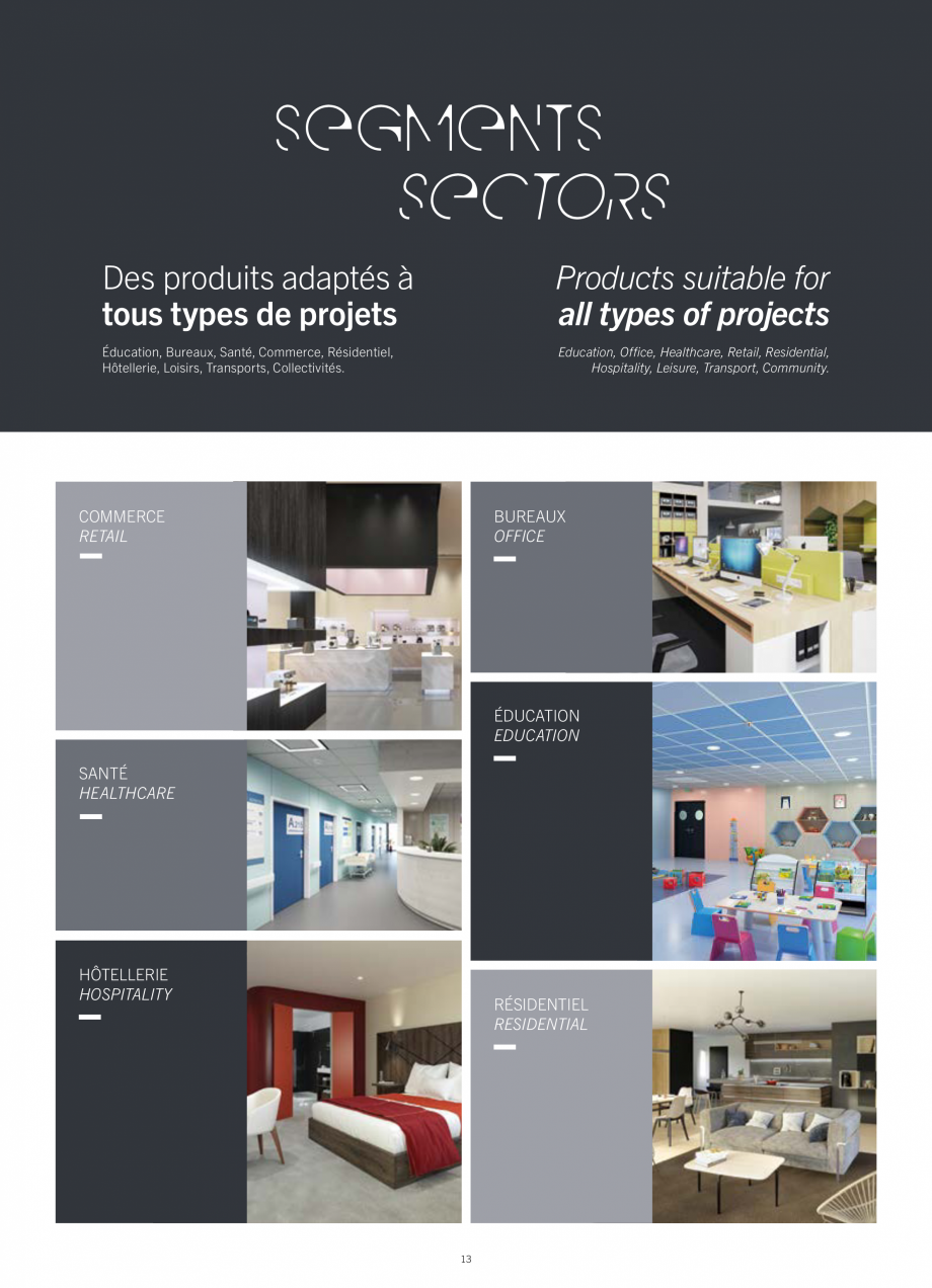 Pagina 15-Placi HPL pentru placari interioare POLYREY FOLIE HPL Catalog, brosura Engleza, Franceza assement...