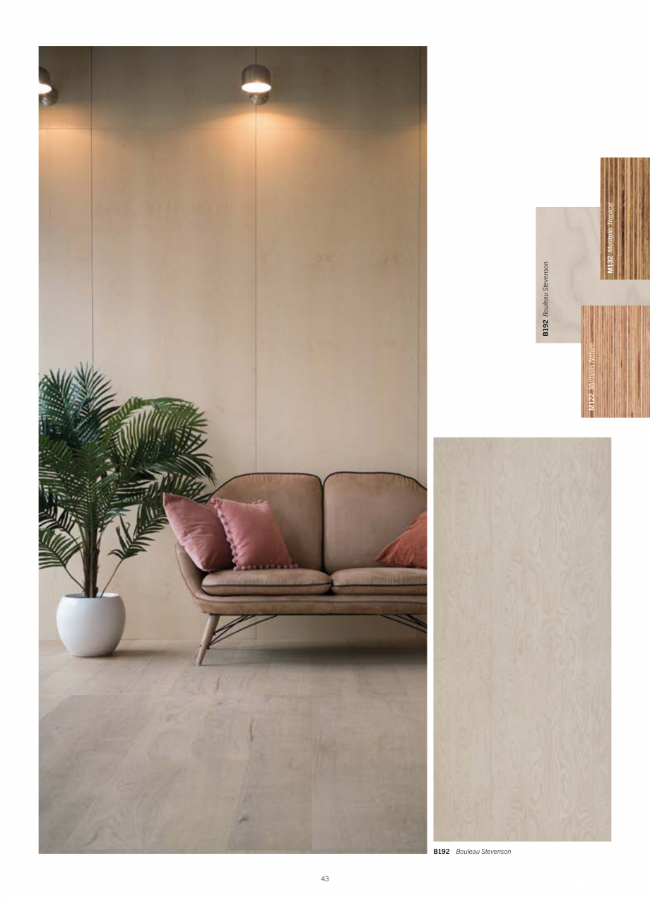 Pagina 45 - Placi HPL pentru placari interioare POLYREY FOLIE HPL Catalog, brosura Engleza, Franceza...