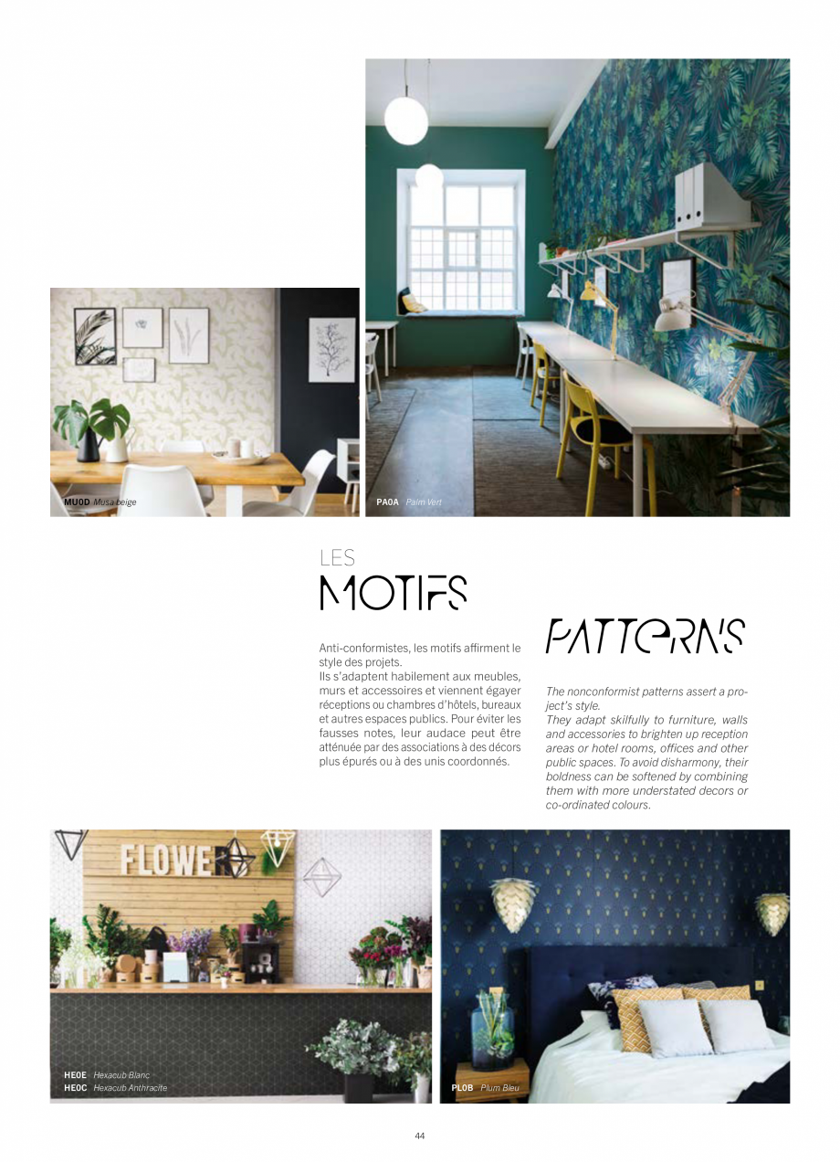 Pagina 46-Placi HPL pentru placari interioare POLYREY FOLIE HPL Catalog, brosura Engleza, Franceza tion of 188...