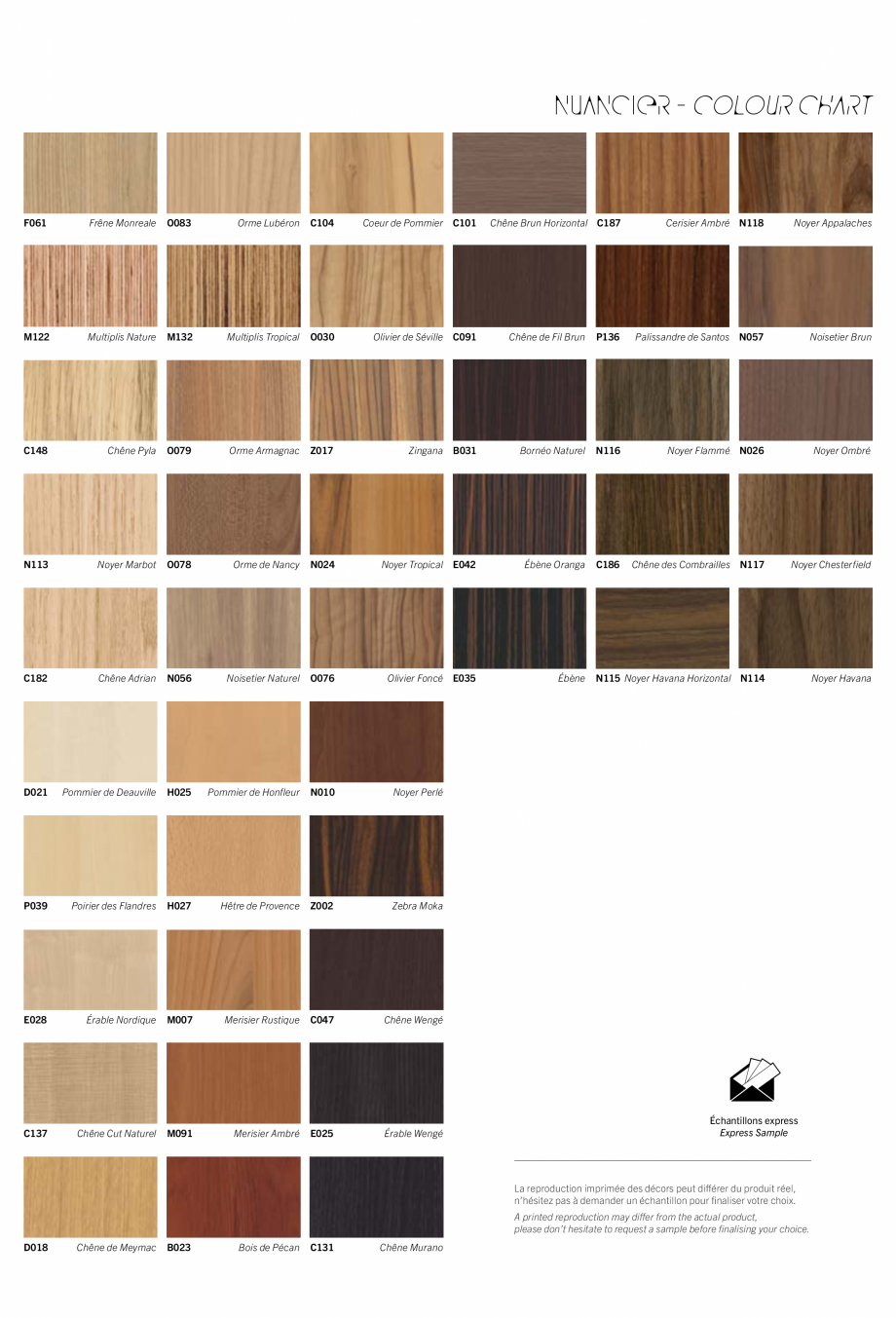 Pagina 92-Placi HPL pentru placari interioare POLYREY FOLIE HPL Catalog, brosura Engleza, Franceza 

FA

C141
...