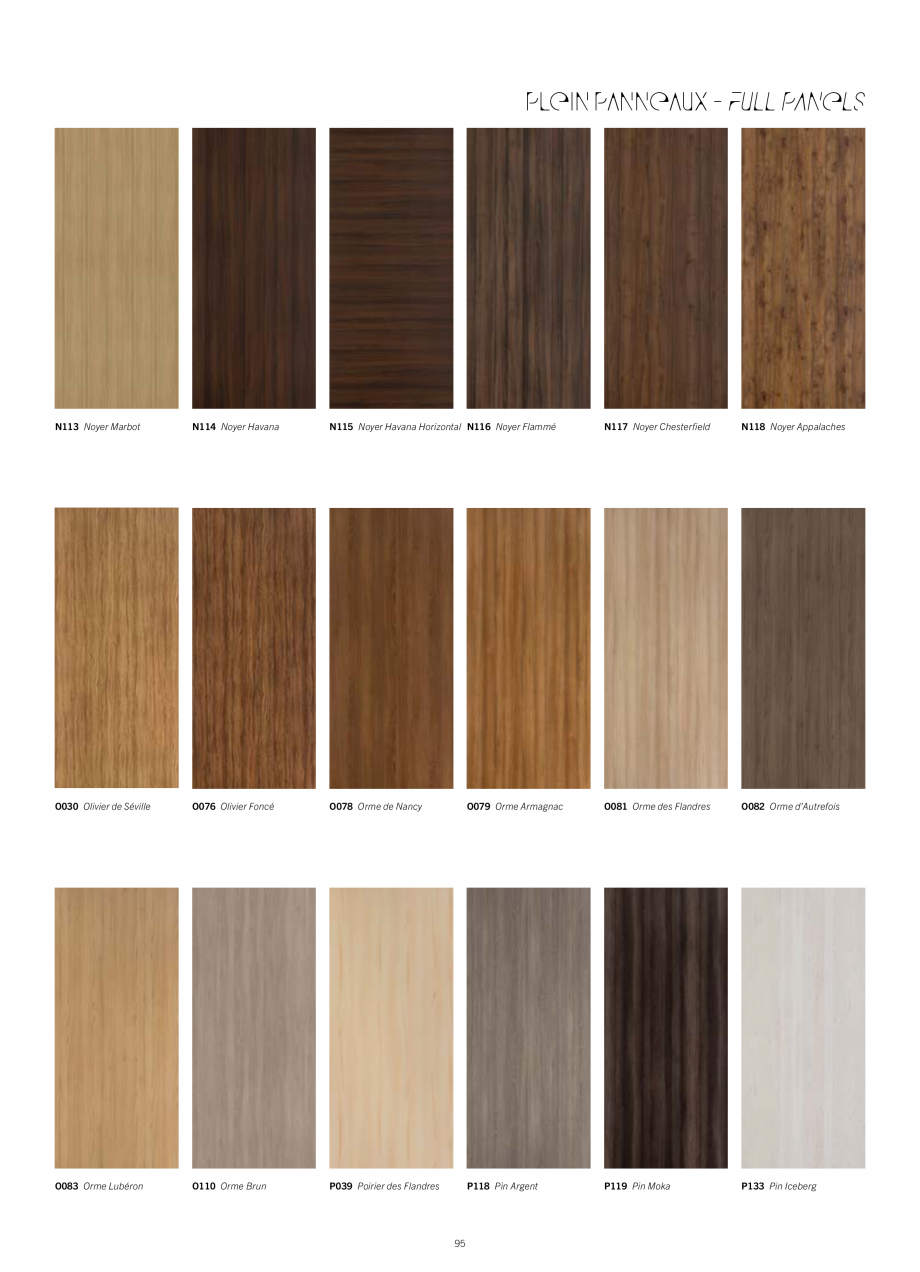Pagina 101 - Placi HPL pentru placari interioare POLYREY FOLIE HPL Catalog, brosura Engleza,...