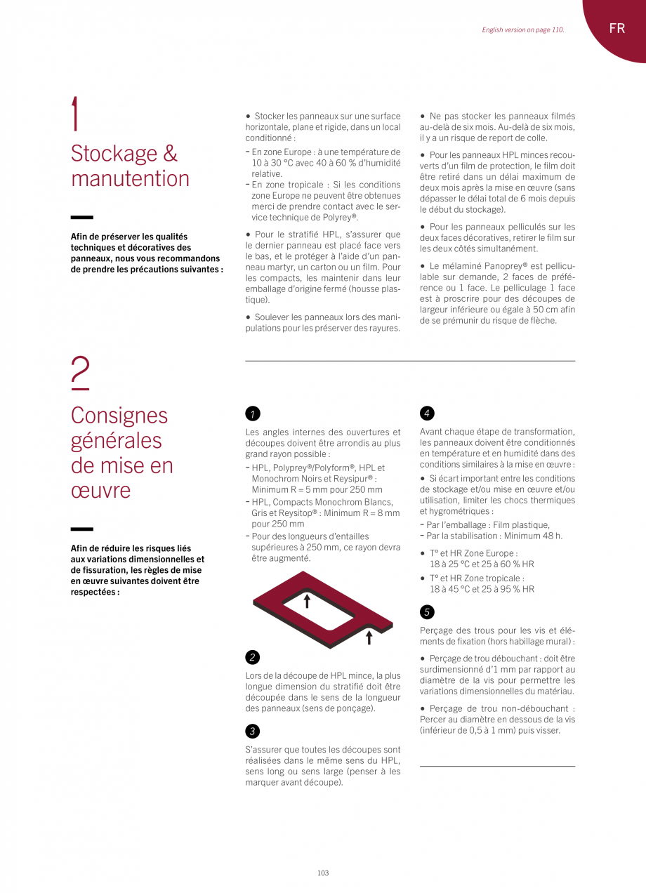 Pagina 109-Placi HPL pentru placari interioare POLYREY FOLIE HPL Catalog, brosura Engleza, Franceza N114

EXM

...