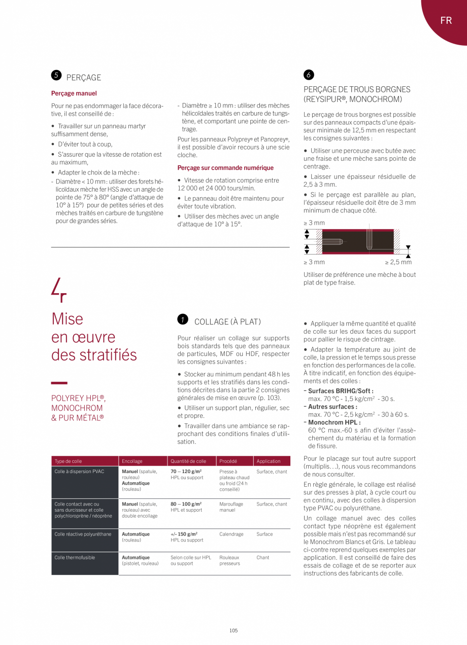 Pagina 111-Placi HPL pentru placari interioare POLYREY FOLIE HPL Catalog, brosura Engleza, Franceza igine...