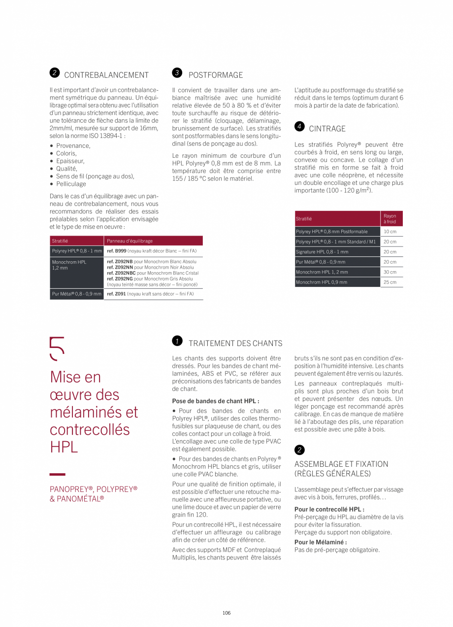 Pagina 112-Placi HPL pentru placari interioare POLYREY FOLIE HPL Catalog, brosura Engleza, Franceza 

S018
...