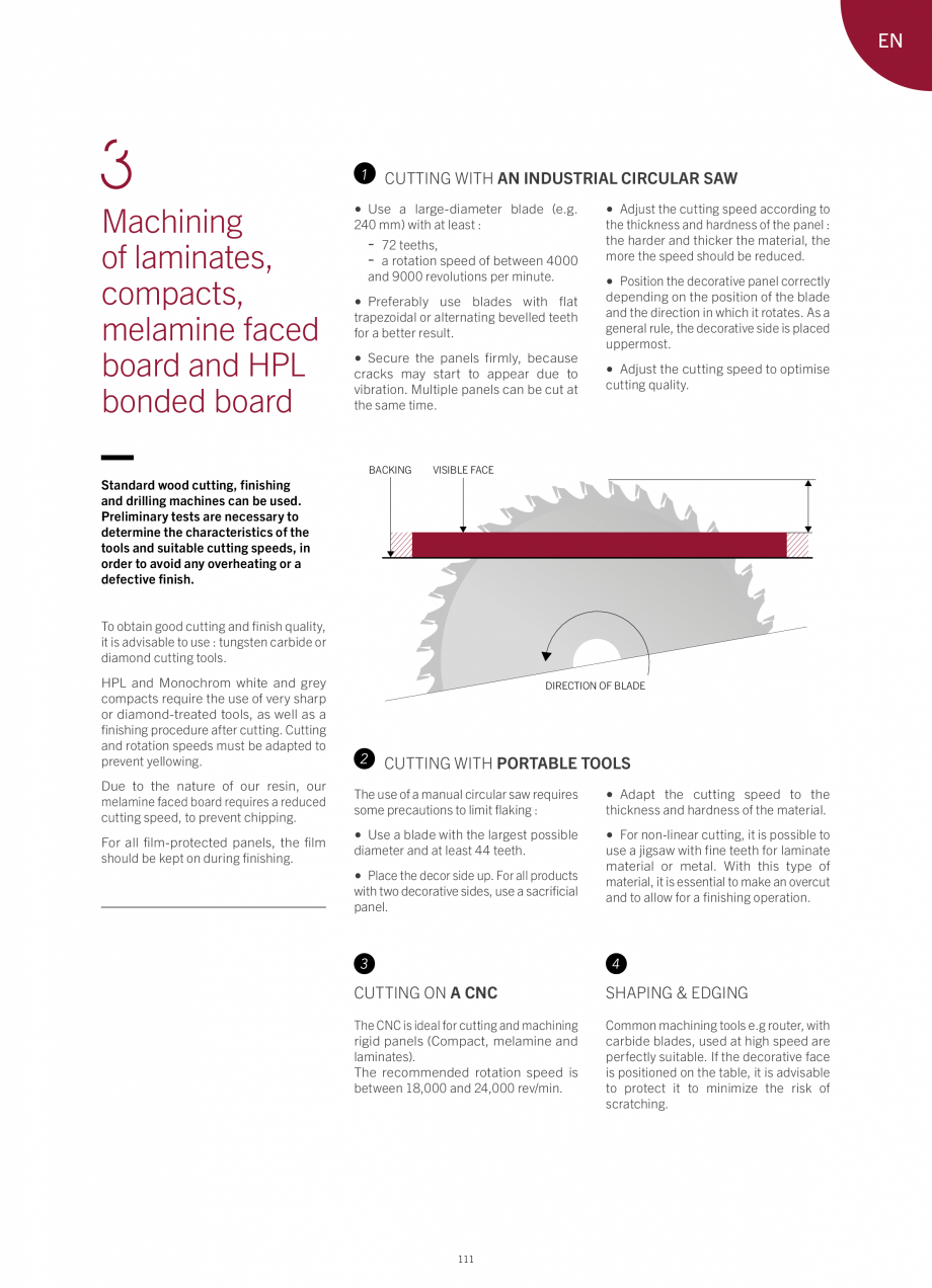 Pagina 117-Placi HPL pentru placari interioare POLYREY FOLIE HPL Catalog, brosura Engleza, Franceza Tadelakt...