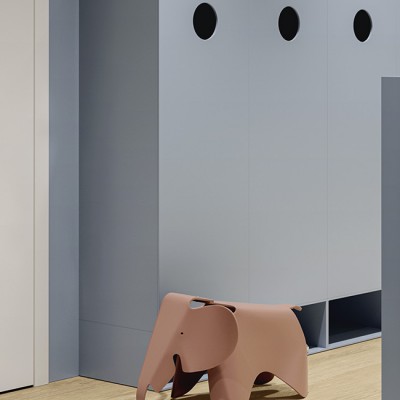 POLYREY Portes_-_garderie_-_Polyrey_1 - HPL pentru placari interioare POLYREY