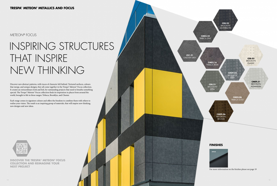 Pagina 7-Catalog Trespa® Meteon® Metallics and Focus TRESPA Catalog, brosura Engleza ls, that will...
