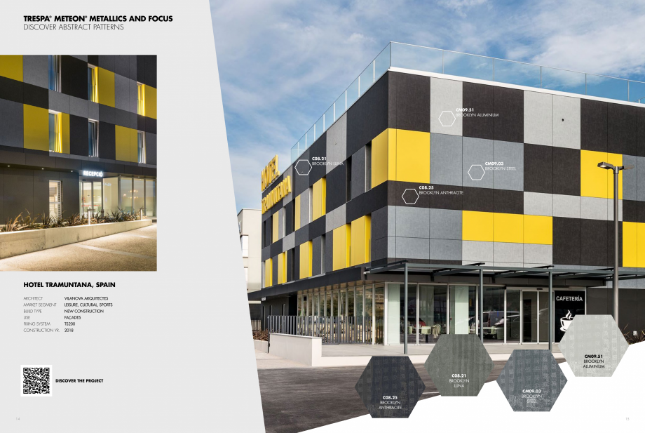 Pagina 8 - Catalog Trespa® Meteon® Metallics and Focus TRESPA Catalog, brosura Engleza ings ...