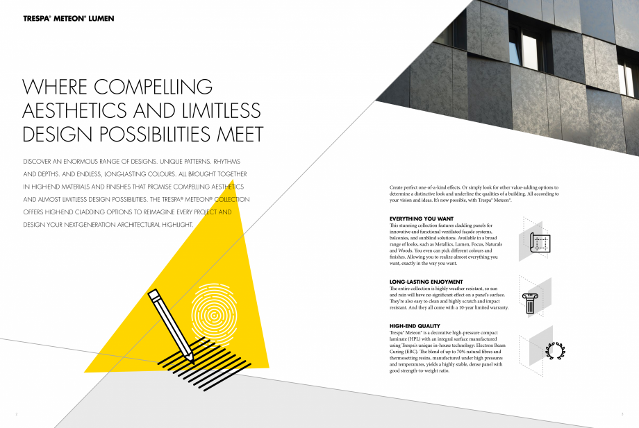Pagina 2-Catalog Trespa® Meteon® Lumen TRESPA Catalog, brosura Engleza even can pick different...