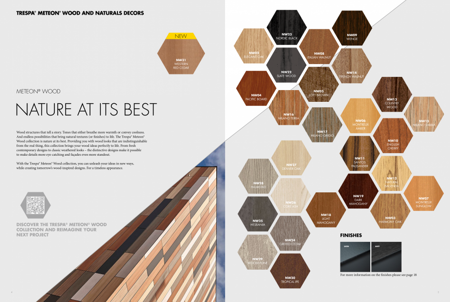 Pagina 3-Catalog Trespa® Meteon® Wood and Naturals TRESPA Catalog, brosura Engleza NW14
FRENCH WALNUT...