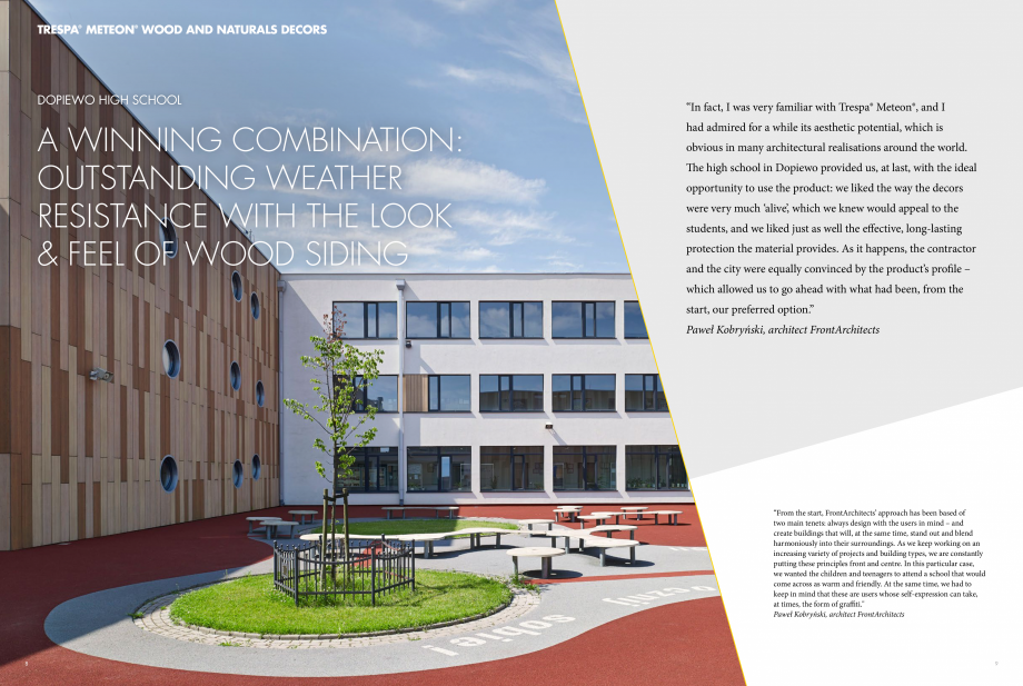 Pagina 5-Catalog Trespa® Meteon® Wood and Naturals TRESPA Catalog, brosura Engleza  as western red...