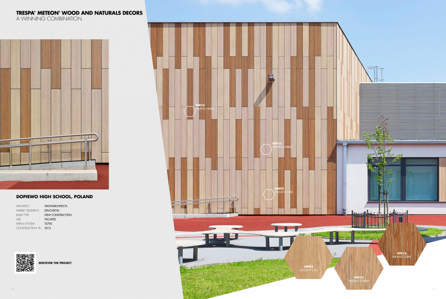 Pagina 6-Catalog Trespa® Meteon® Wood and Naturals TRESPA Catalog, brosura Engleza  the product’s...