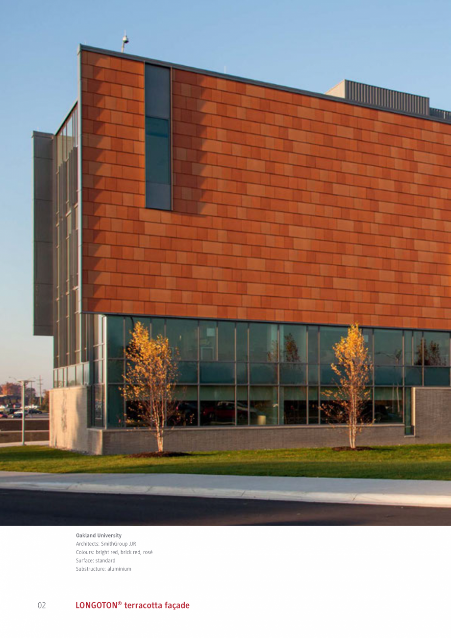 Pagina 2-Placi ceramice pentru fatada MOEDING LONGOTON Catalog, brosura Engleza es partners in more than 60...