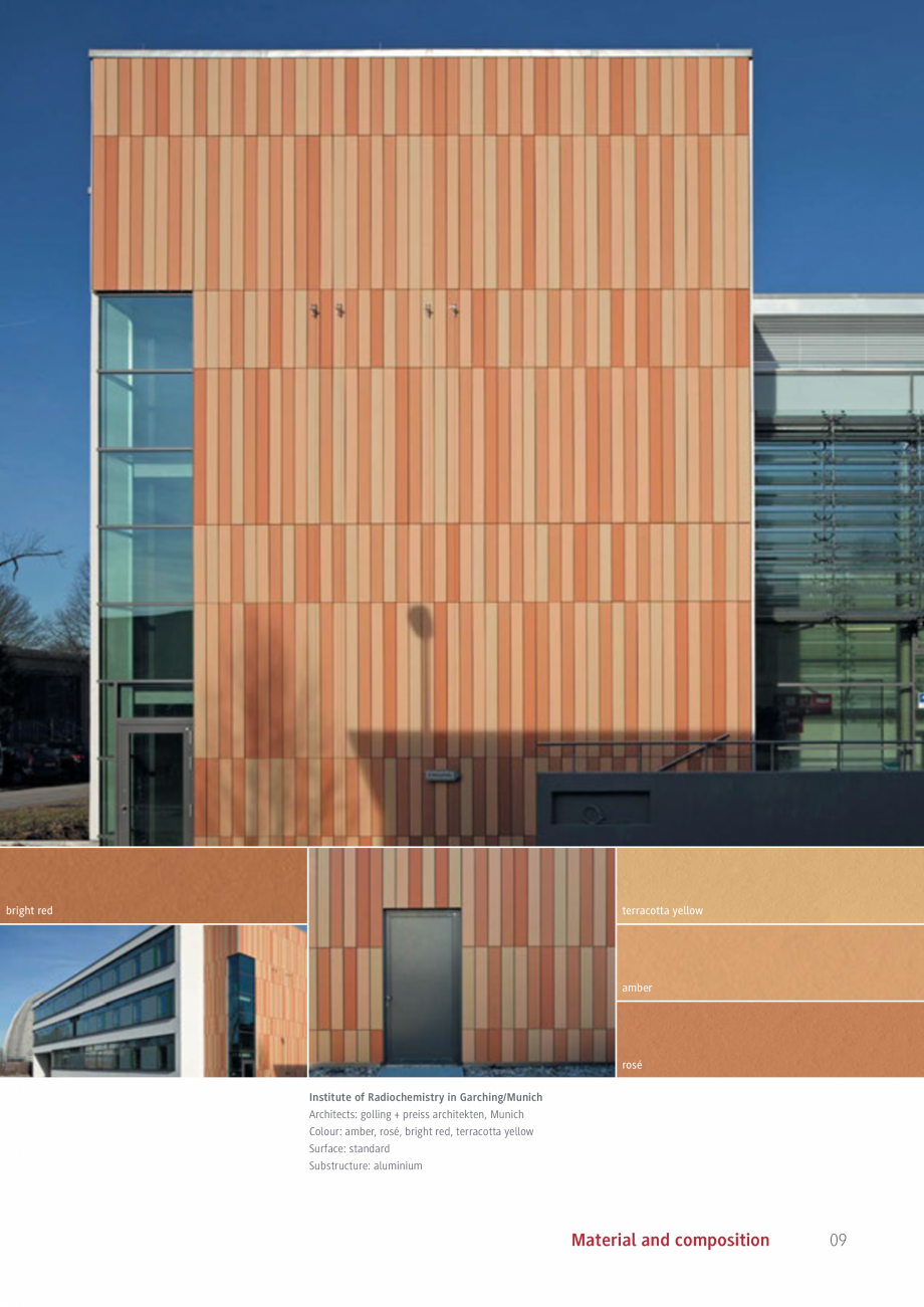 Pagina 9-Placi ceramice pentru fatada MOEDING LONGOTON Catalog, brosura Engleza aces listed here represent...