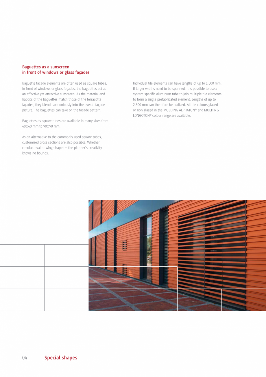 Pagina 4-Baghete si parasolare MOEDING LONGOTON, ALPHATON Catalog, brosura Engleza to 1,000 mm.
If larger...