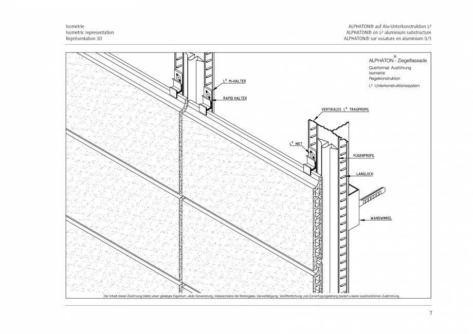 Pagina 7-Sistem vertical L2 MOEDING ALPHATON Fisa tehnica  der Fläche
Downpipes integrated in the façade...