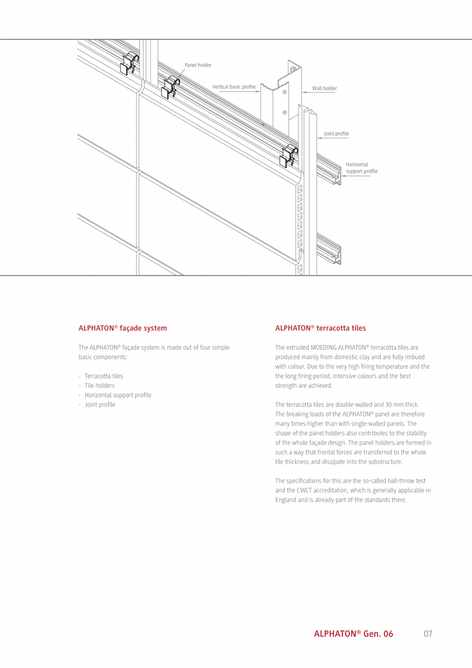 Pagina 7-Placi ceramice pentru fatada MOEDING ALPHATON Catalog, brosura Engleza ways and thus guarantee a...