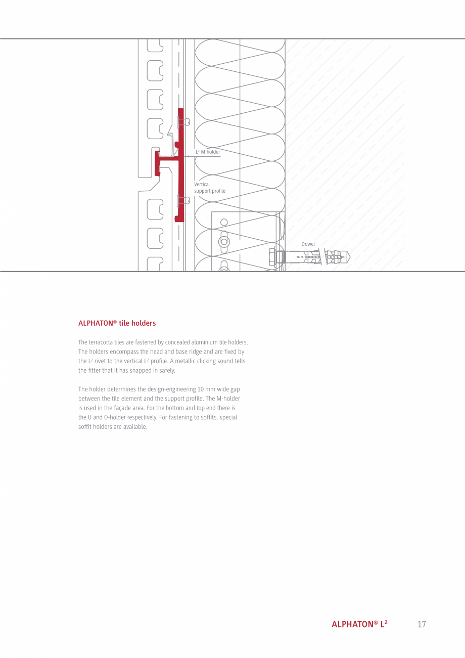Pagina 17-Placi ceramice pentru fatada MOEDING ALPHATON Catalog, brosura Engleza n
Surface: standard
...