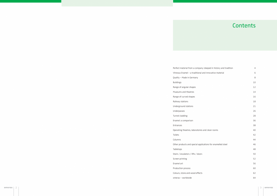 Pagina 2-Panouri din tabla de otel emailat vitrifiat  OMERAS OMERAS Catalog, brosura Engleza eat variety of...