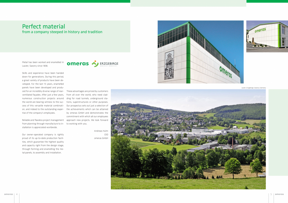 Pagina 3 - Panouri din tabla de otel emailat vitrifiat  OMERAS OMERAS Catalog, brosura Engleza pany ...