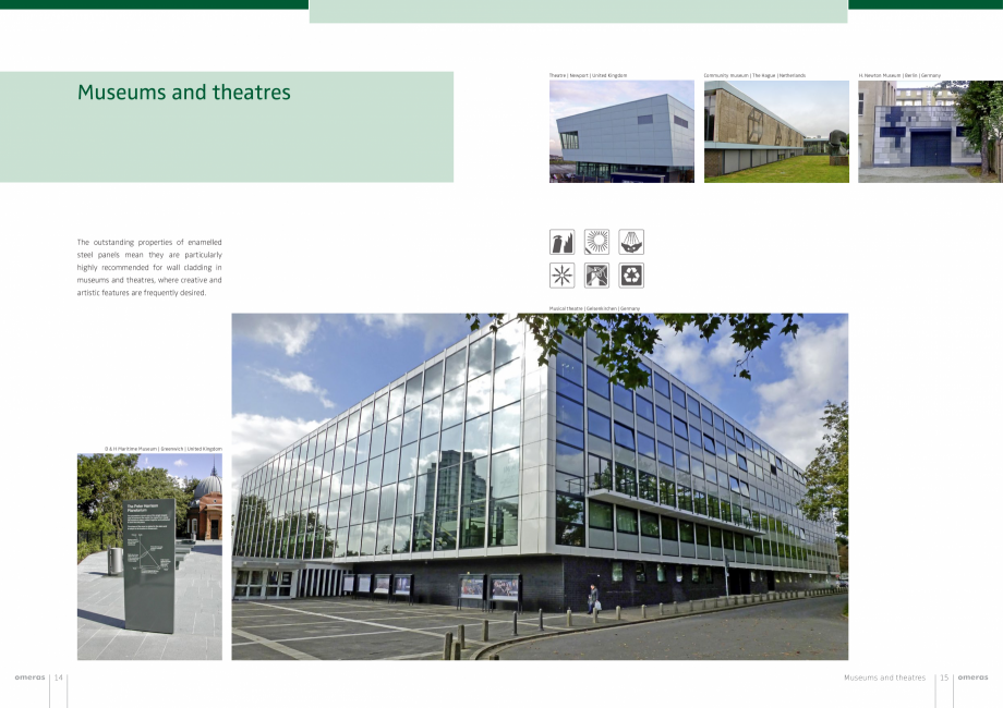 Pagina 8-Panouri din tabla de otel emailat vitrifiat  OMERAS OMERAS Catalog, brosura Engleza e:

ty of...