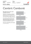 Placi fibrociment pentru fatade ventilate CEMBRIT - Cembonit