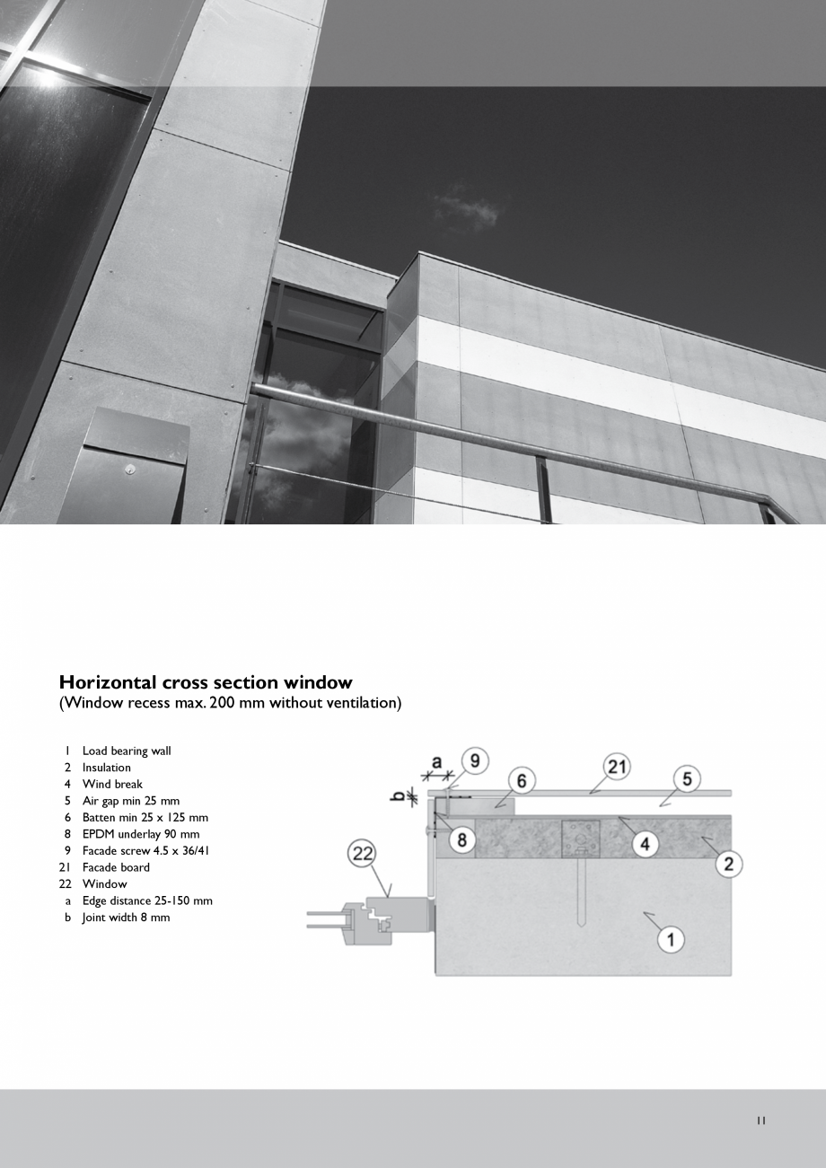 Pagina 11 - Placi fibrociment pentru fatade ventilate CEMBRIT Cembonit Instructiuni montaj,...