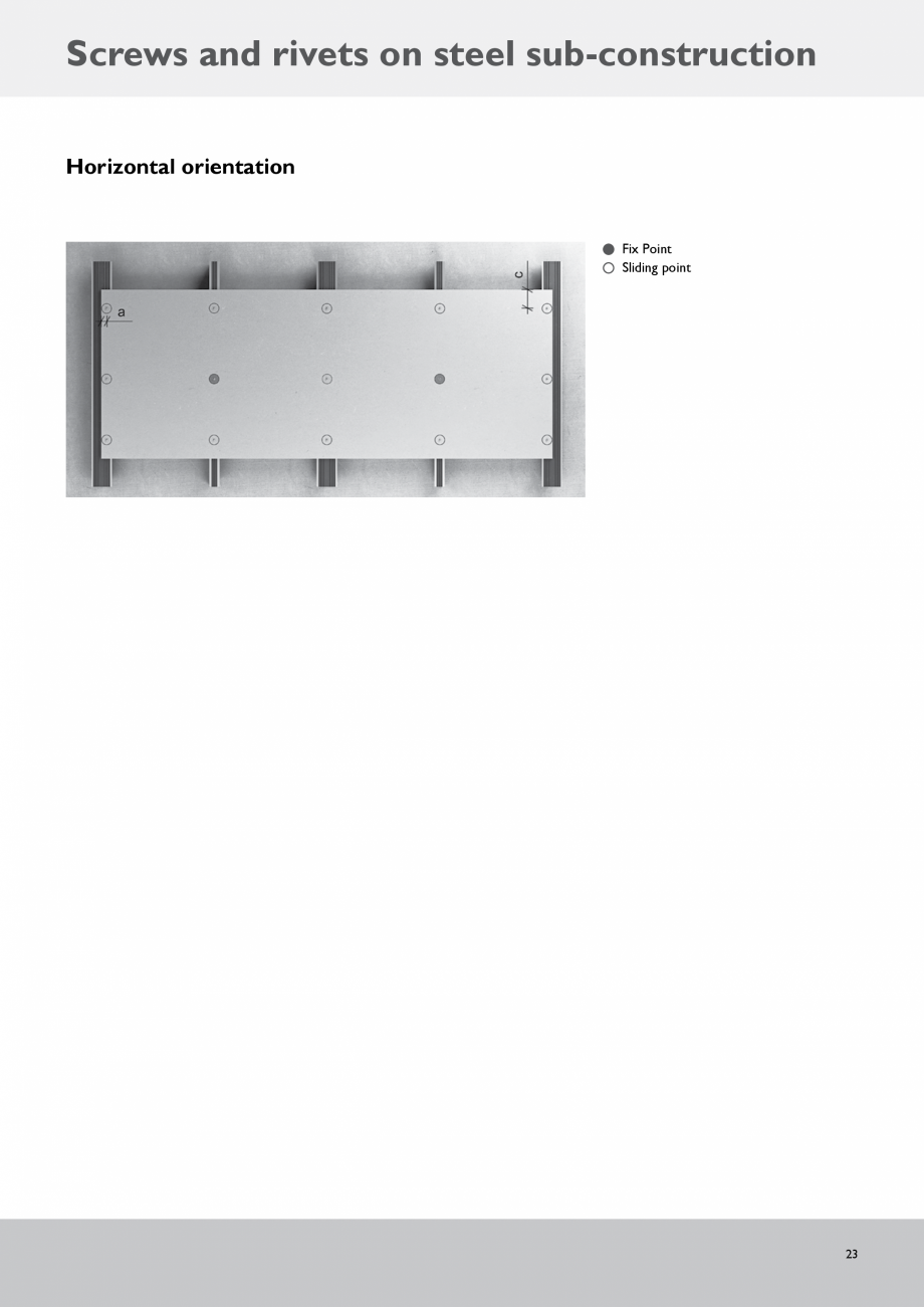 Pagina 23 - Placi fibrociment pentru fatade ventilate CEMBRIT Cembonit Instructiuni montaj,...