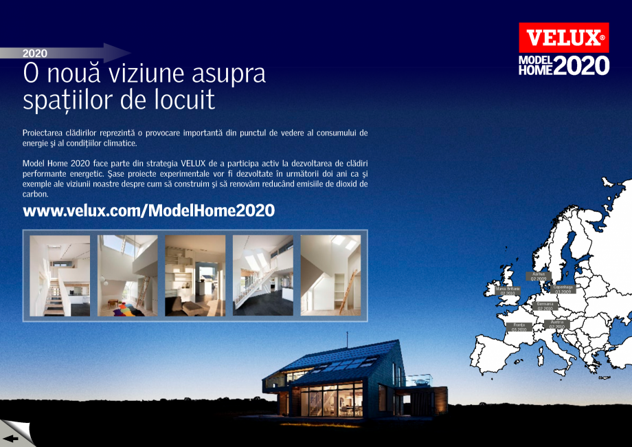 Pagina 5-Evolutia in timp - Istoria Companiei din 1942 si pana in prezent VELUX Catalog, brosura Romana 