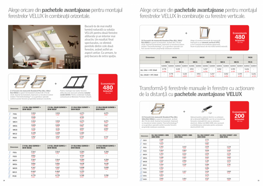 Pagina 8-VELUX - Lista preturi 2022 VELUX Catalog, brosura Romana 00
MHL 5060

Deschidere
de sus

GLU 0061...