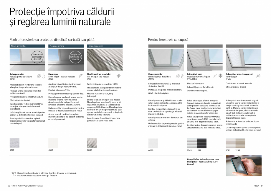 Pagina 10-NOUA GENERATIE de ferestre VELUX pentru acoperis terasa 2022 VELUX Catalog, brosura Romana na sunt...