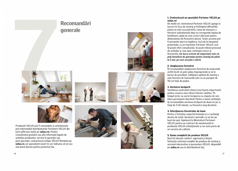 Pagina 9-Sfaturi si recomandari pentru un drum rapid si usor catre mansarda ta luminoasa VELUX Catalog,...