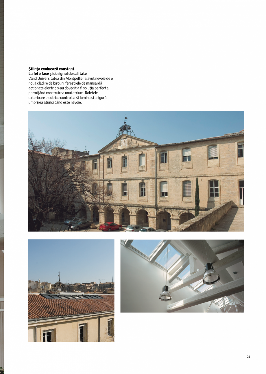 Pagina 21-Revitalizarea cladirilor istorice VELUX Catalog, brosura Romana 