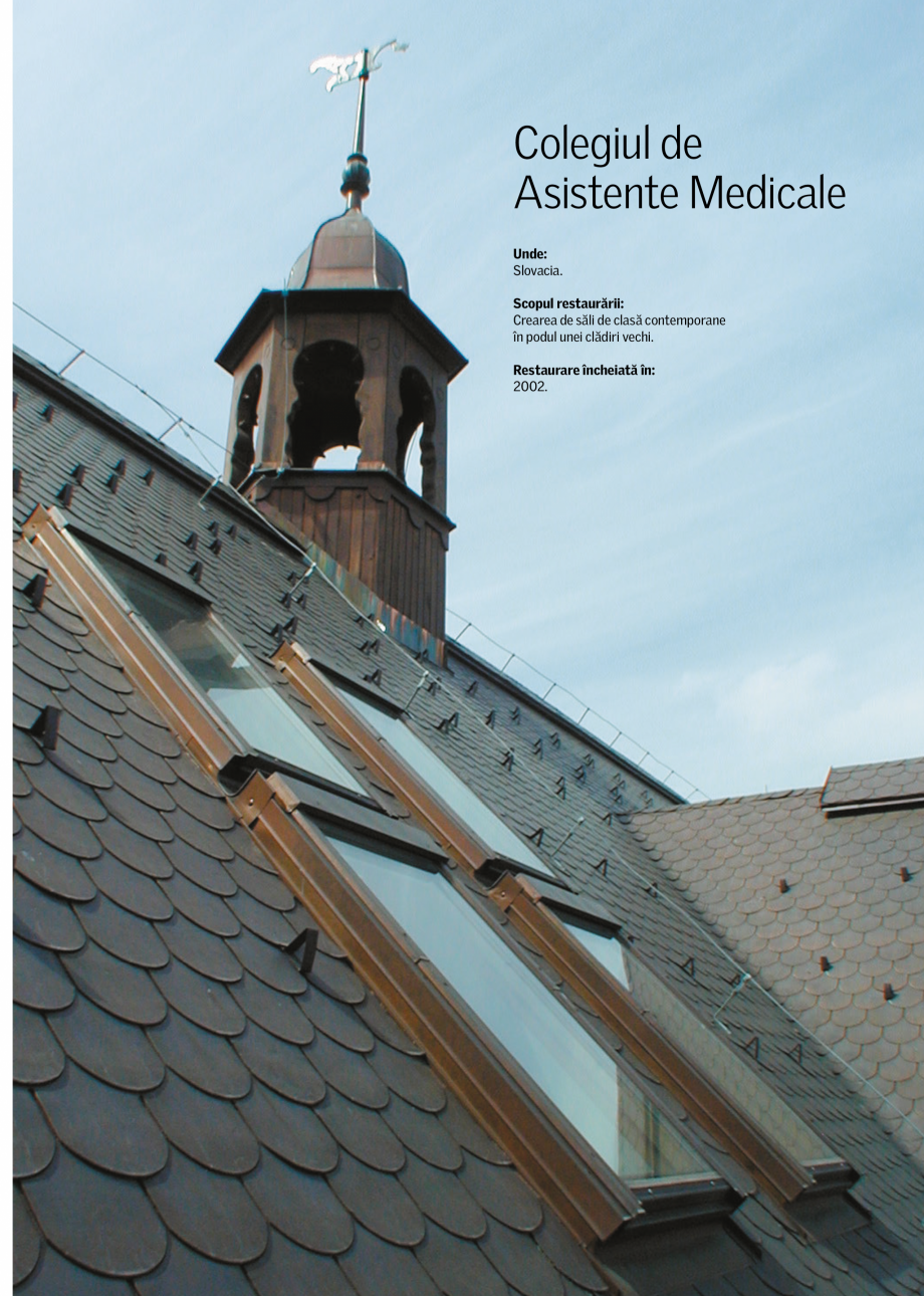 Pagina 23-Revitalizarea cladirilor istorice VELUX Catalog, brosura Romana 