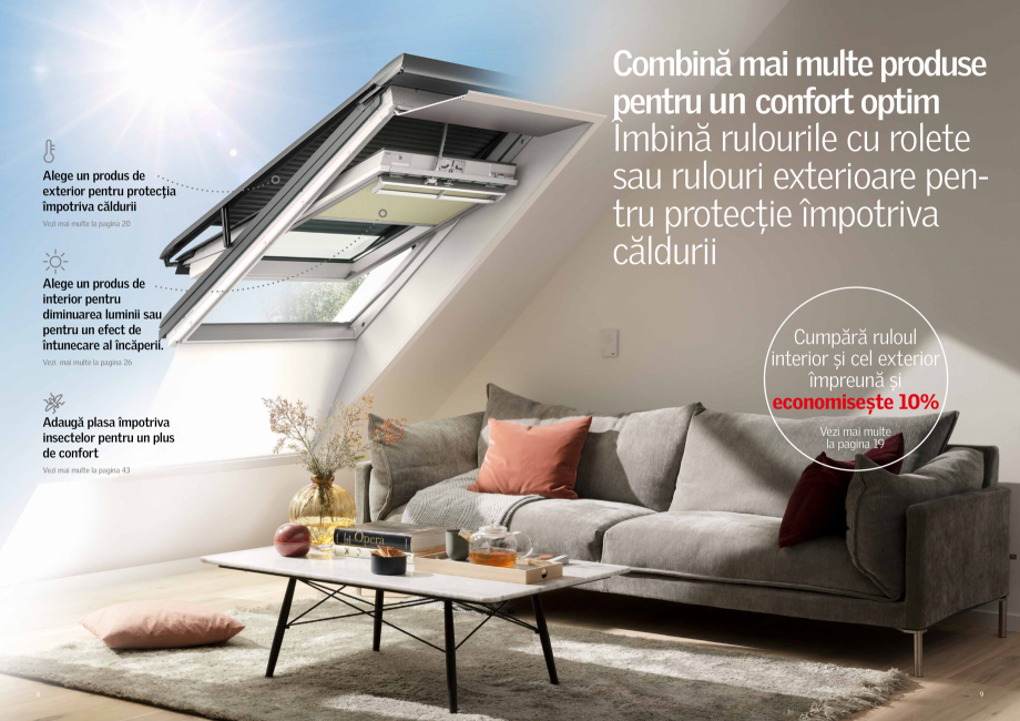 Pagina 5-Rulouri si rolete VELUX 2022 VELUX Catalog, brosura Romana entru alegerea şinelor laterale,
poţi...