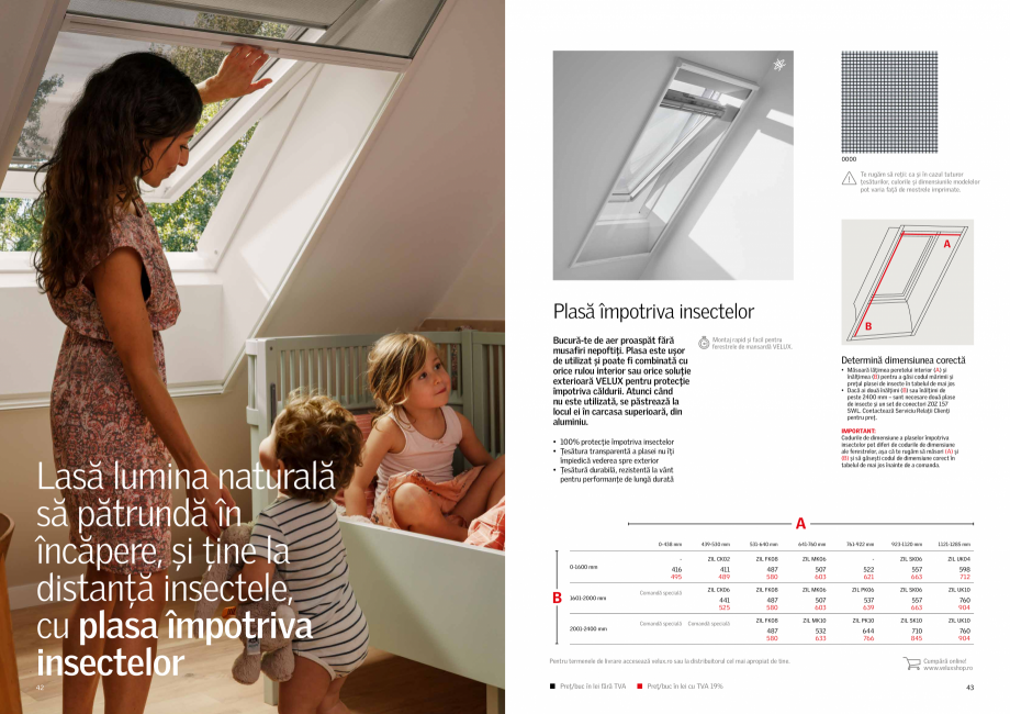 Pagina 22-Rulouri si rolete VELUX 2022 VELUX Catalog, brosura Romana încăpere. Ideal acolo unde dorești să...