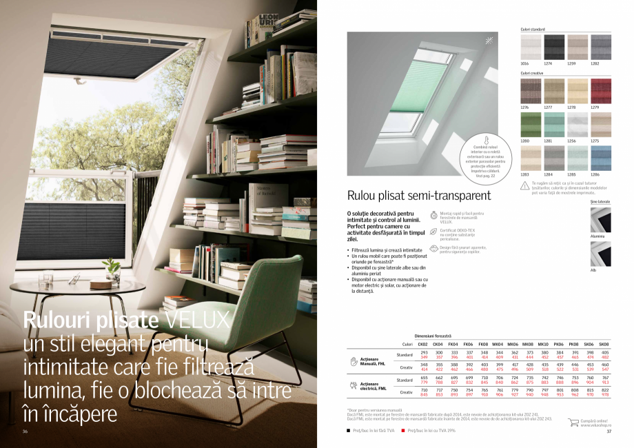 Pagina 19-Rulouri si rolete VELUX 2022 VELUX Catalog, brosura Romana cu o plasă
împotriva insectelor.
Vezi...