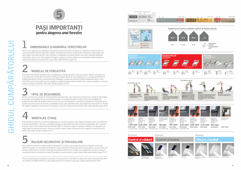 Pagina 10-Solutii VELUX pentru o mansarda inspirata - 2022 VELUX Catalog, brosura Romana în bune condiții,...