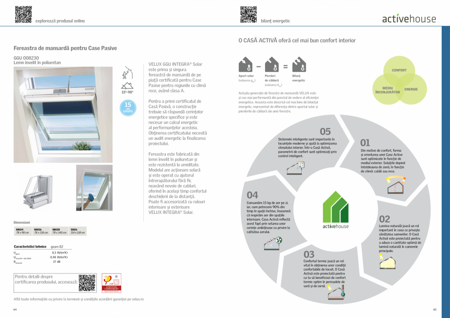 Pagina 33-Solutii VELUX pentru o mansarda inspirata - 2022 VELUX Catalog, brosura Romana ltraviolete.
...