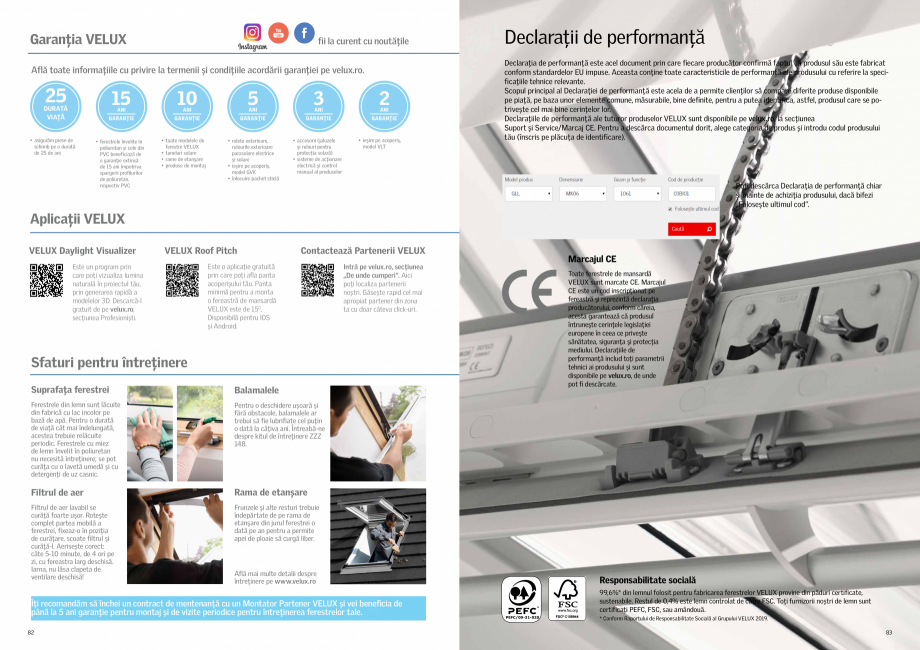 Pagina 42-Solutii VELUX pentru o mansarda inspirata - 2022 VELUX Catalog, brosura Romana 
aspect impecabil...