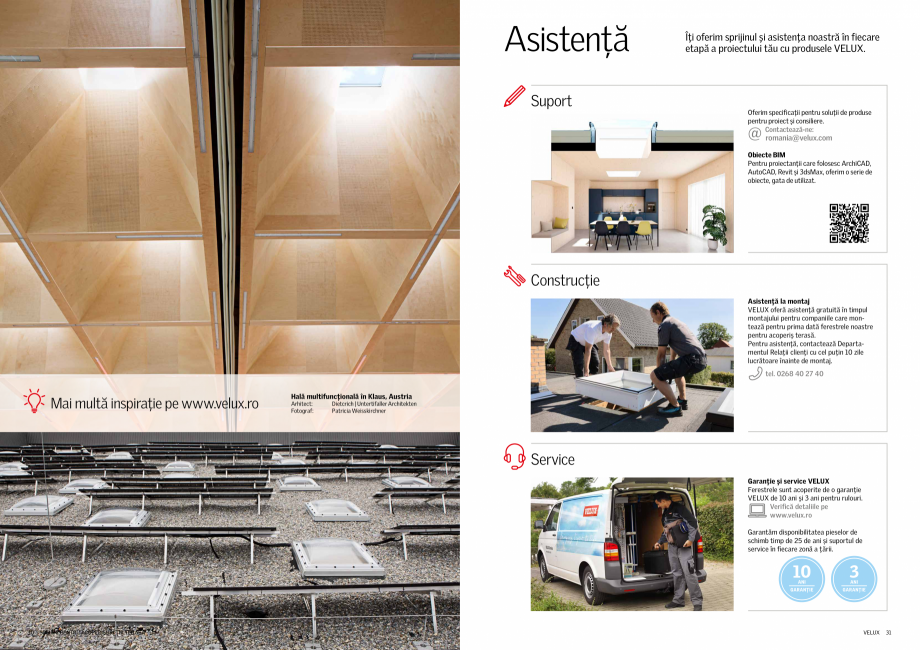 Pagina 16-NOUA GENERATIE de ferestre VELUX pentru acoperis terasa 2022 VELUX Catalog, brosura Romana 2.

12
...