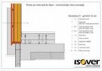 Casa pe structura de lemn - izolatie intre montanti ISOVER