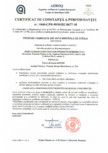 Certificat de constanta a performantei pentru produse fabricate din vata minerala de sticla ISOVER - AKUSTO